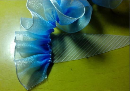 丝带蝴蝶结发卡视频教程,蝴蝶结发卡透明丝带手工制作
