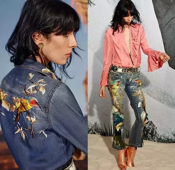 李宇春、蕾哈娜、宋茜她们都在穿这样的牛仔装！