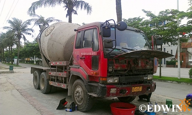 香港街头的国产卡车,香港街头卡车大全