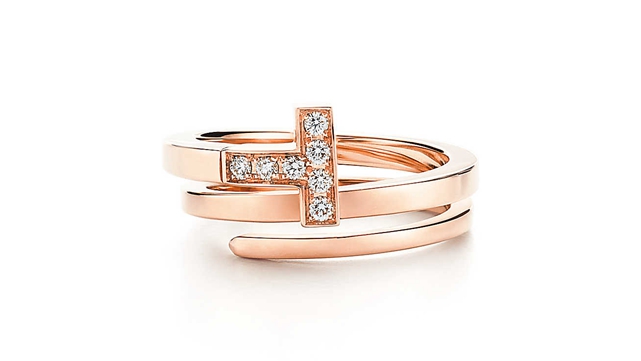 蒂芙尼au750t型戒指多少钱,蒂芙尼t系列戒指国外价格