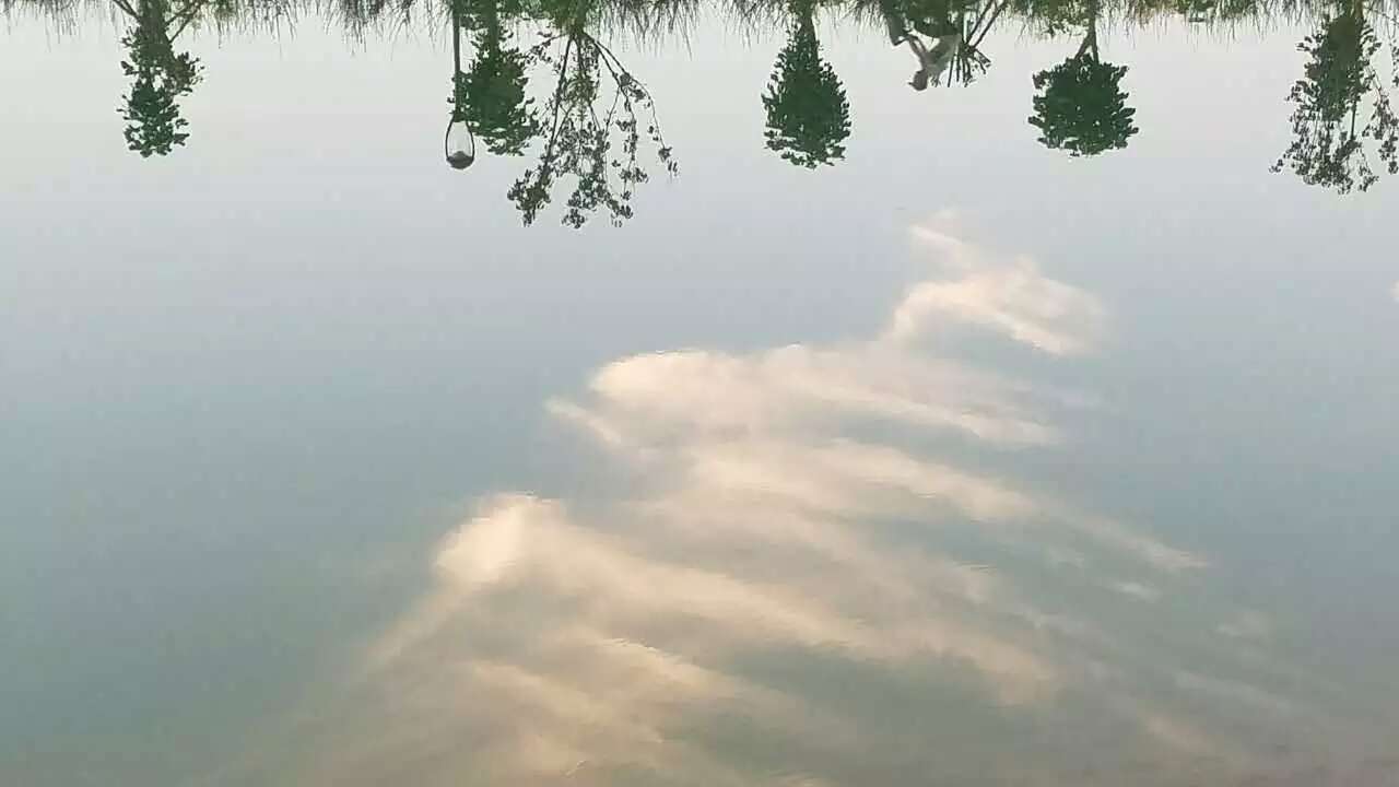 倒影摄影,天坛倒影摄影