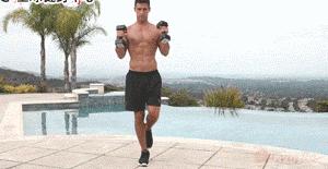 合适40-50岁哑铃运动练腹肌,哑铃锻炼腹肌的最好方法图