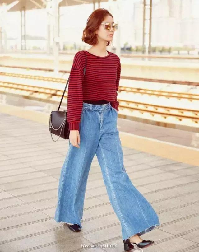 刘诗诗阔腿裤,刘诗诗穿阔腿裤太惊艳