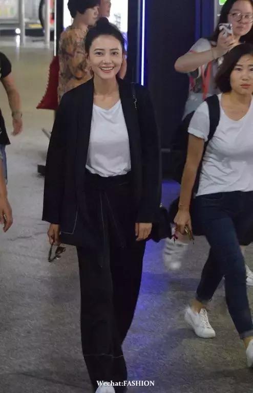 刘诗诗阔腿裤,刘诗诗穿阔腿裤太惊艳