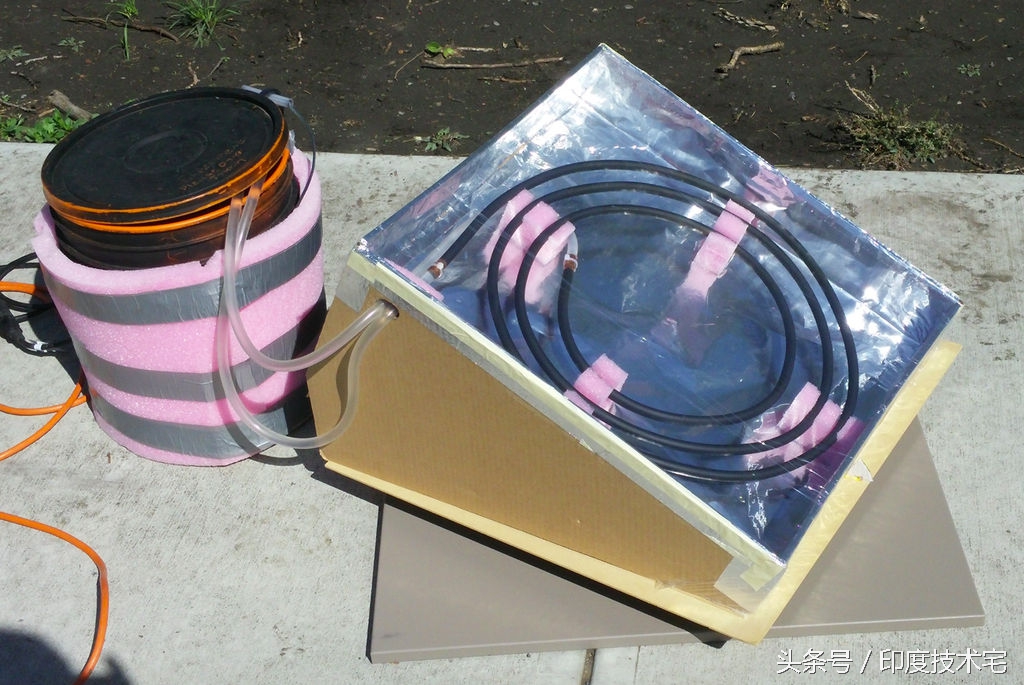 自制太阳能热水器小学生,如何自制太阳能热水器