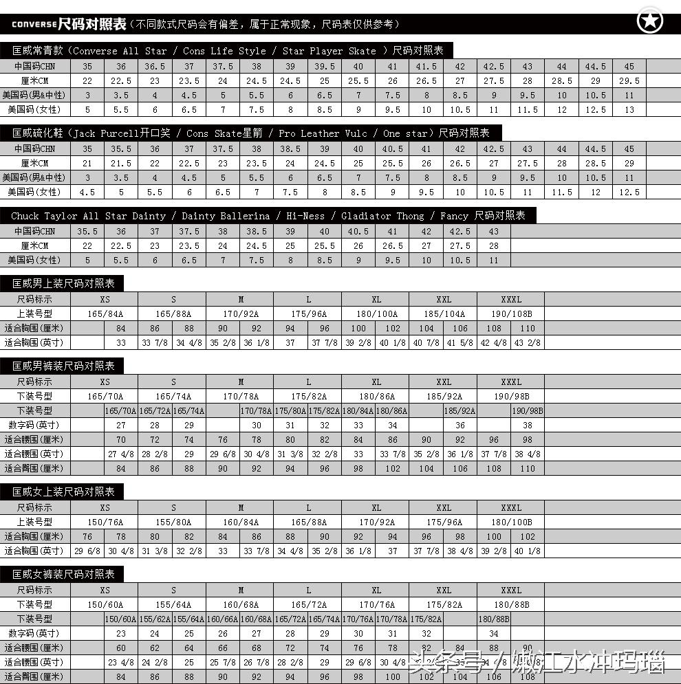 新百伦男女鞋尺码对照表,安踏儿童鞋尺码最新对照表