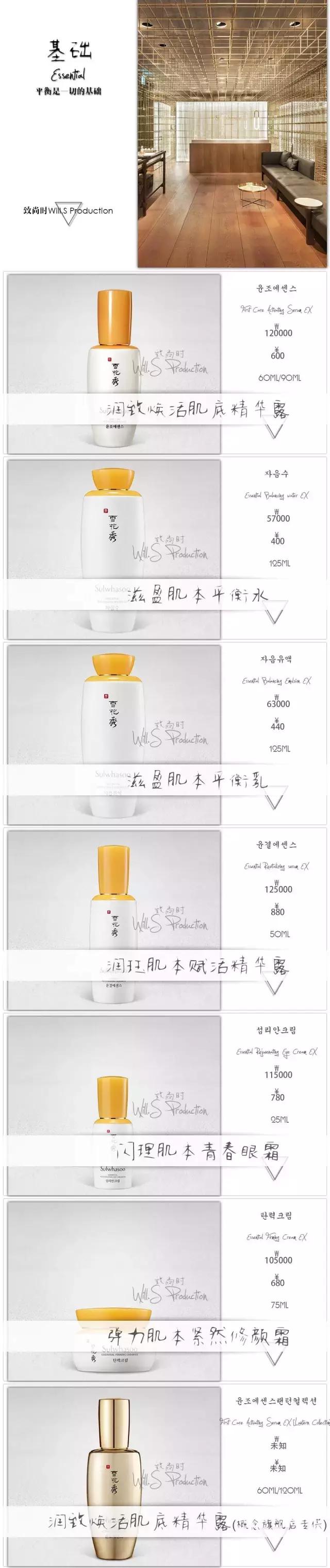 2016雪花秀香港价格,雪花秀滋阴系列韩国代购多少钱