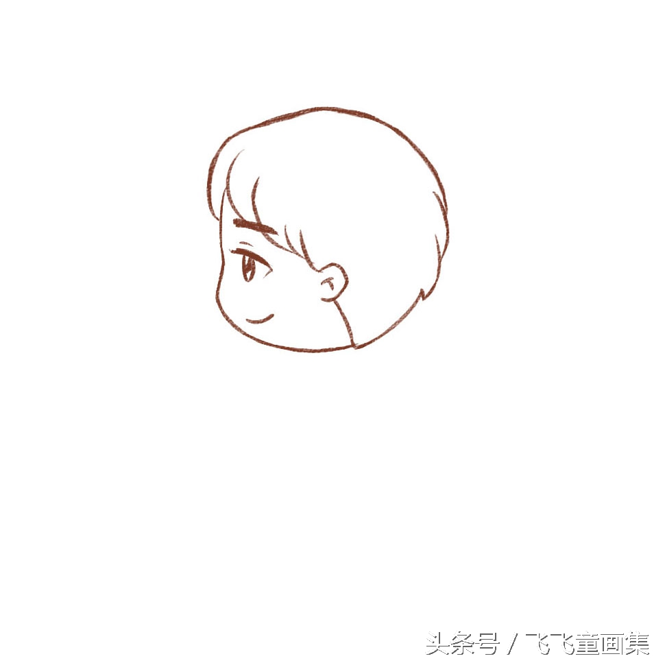 飞飞简笔画教程,菲菲简笔画猪猪侠