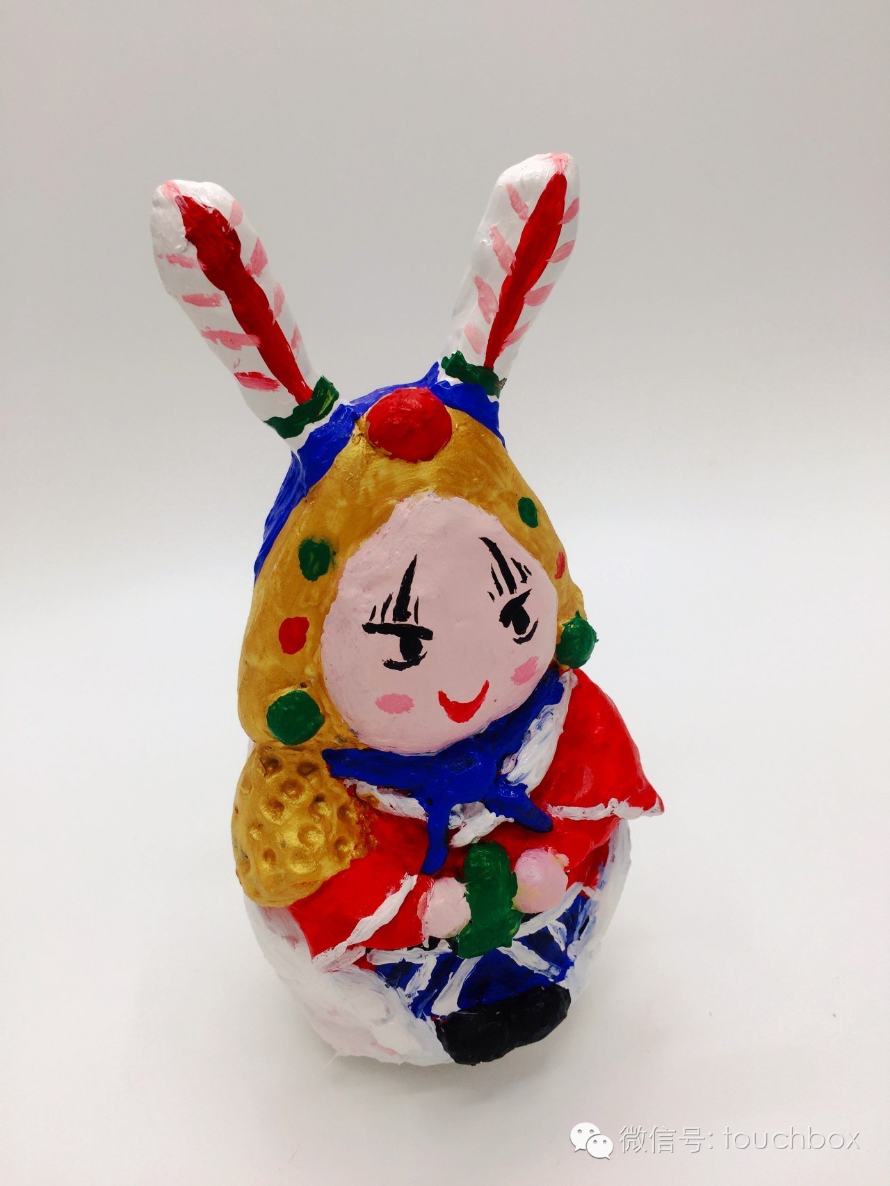 中秋兔子灯笼手工制作方法,可爱兔儿爷灯笼制作