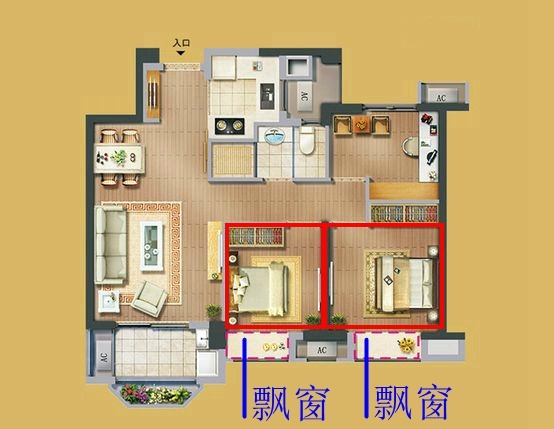 日照城檀悦83平效果图,日照城檀悦复式设计方案