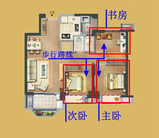 日照城檀悦83平效果图,日照城檀悦复式设计方案