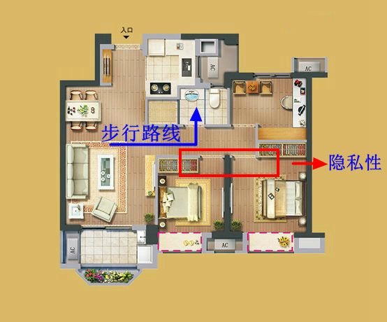 日照城檀悦83平效果图,日照城檀悦复式设计方案
