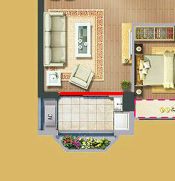 日照城檀悦83平效果图,日照城檀悦复式设计方案