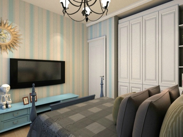 日照城檀悦83平效果图,日照城檀悦复式设计方案