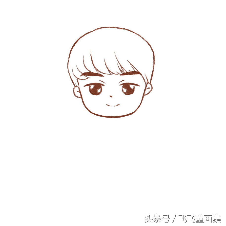 飞飞简笔画教程,菲菲简笔画猪猪侠