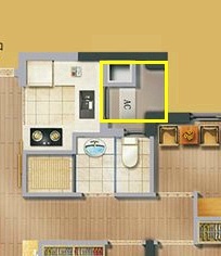 日照城檀悦83平效果图,日照城檀悦复式设计方案