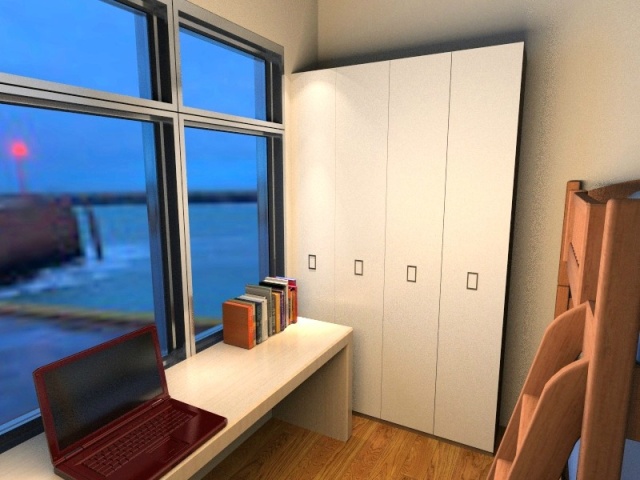 日照城檀悦83平效果图,日照城檀悦复式设计方案