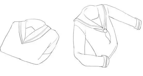 二次元人物服装绘画教程,二次元人物画法全身q版衣服