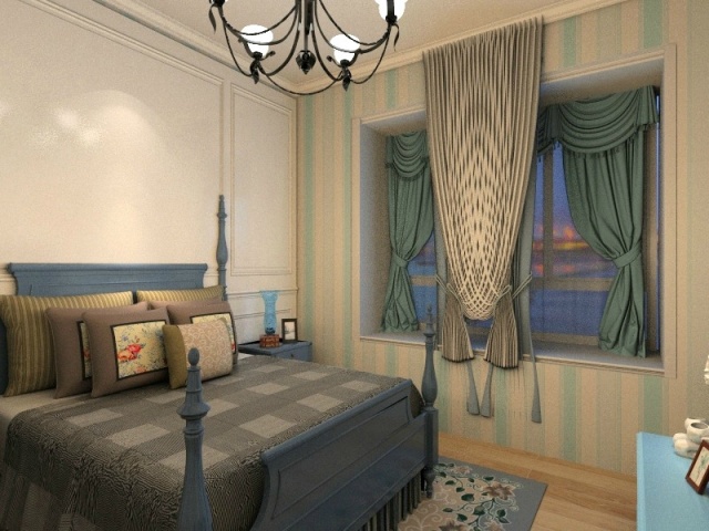 日照城檀悦83平效果图,日照城檀悦复式设计方案