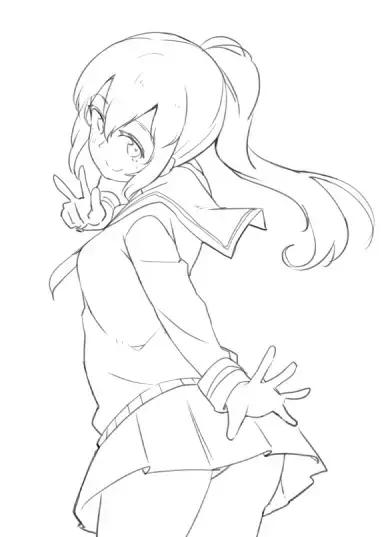 二次元人物服装绘画教程,二次元人物画法全身q版衣服