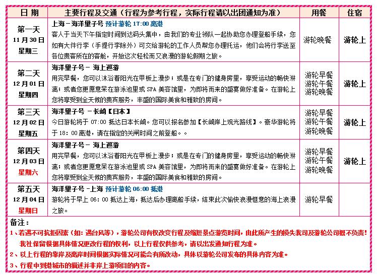 海洋量子号游轮游记,游轮上海出发五日游海洋量子号
