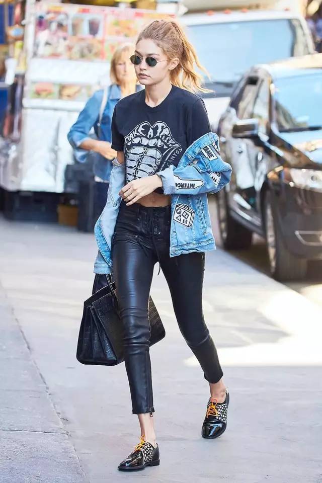 比较潮流好看的牛仔外套,牛仔外套时髦