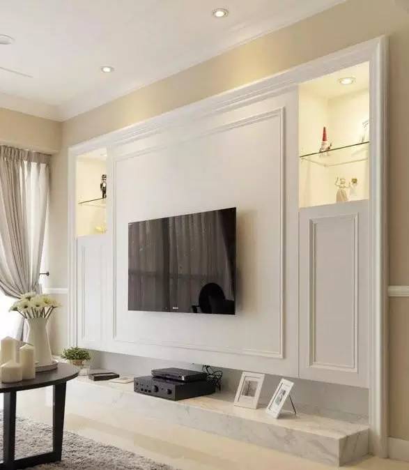 简单实用大面积电视背景墙,不踩坑的电视背景墙