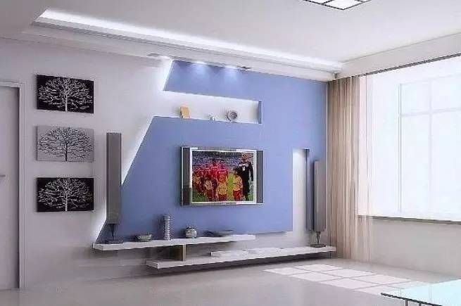 简单实用大面积电视背景墙,不踩坑的电视背景墙