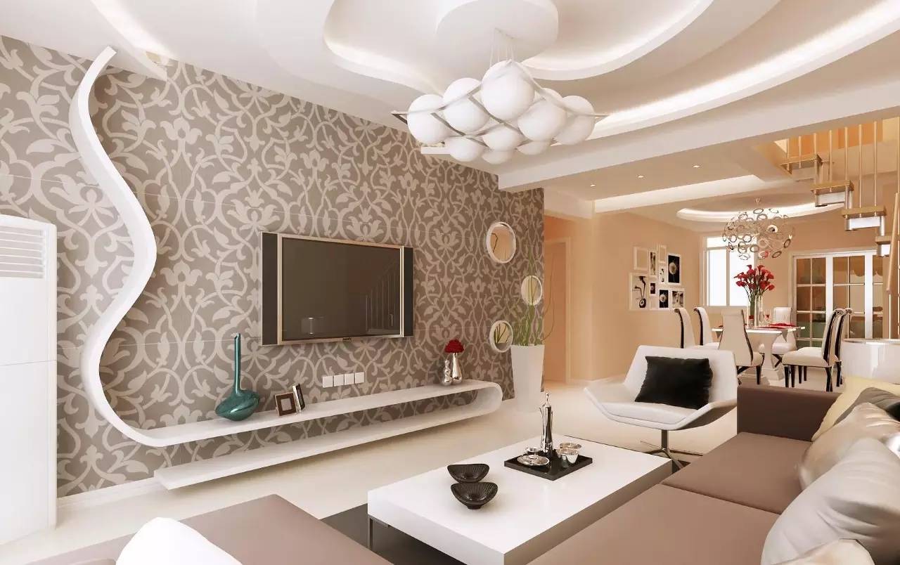 简单实用大面积电视背景墙,不踩坑的电视背景墙