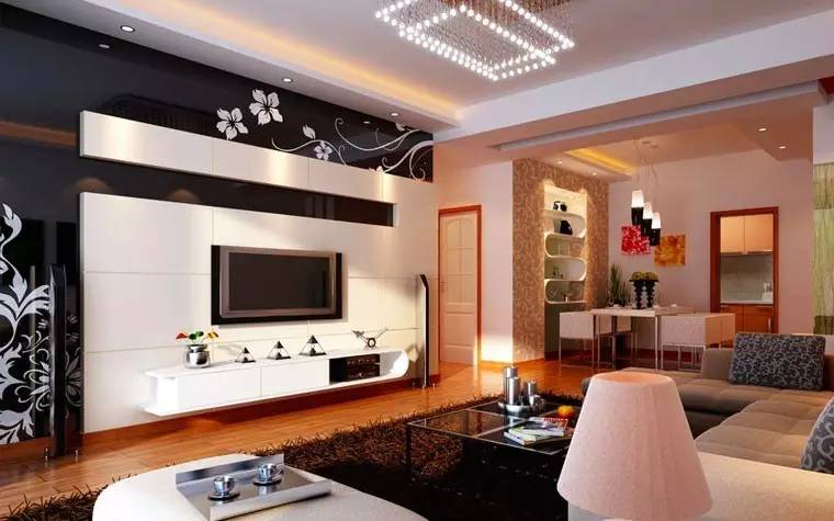 简单实用大面积电视背景墙,不踩坑的电视背景墙