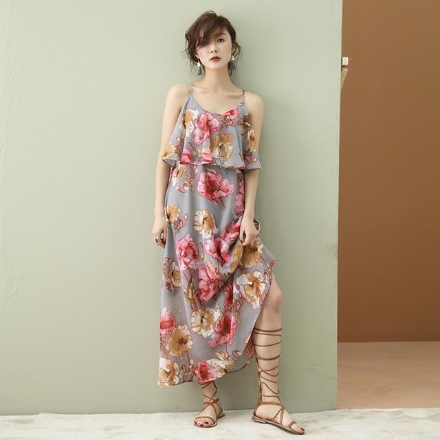 波西米亚多层花边蓬蓬裙,波西米亚风配鱼尾裙