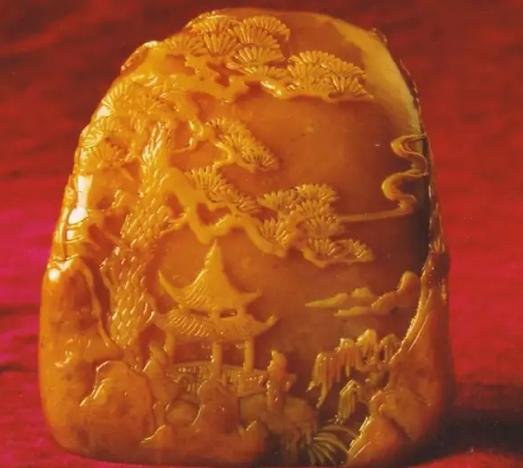 清代田黄石老印章价值如何,清代张开福刻田黄石印章