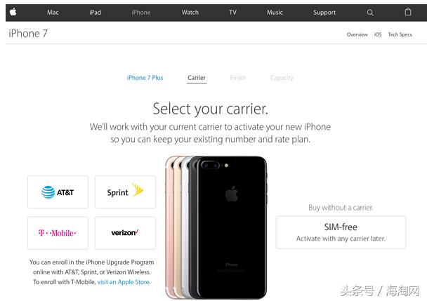 iphone7美版价格表,iphone7p美版128g