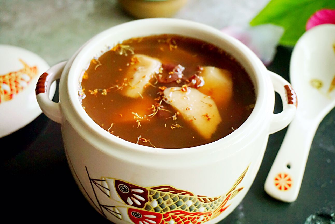 预防冻手冻脚，没有妙招，却需要常喝红豆芋头桂花粥，日久见效果