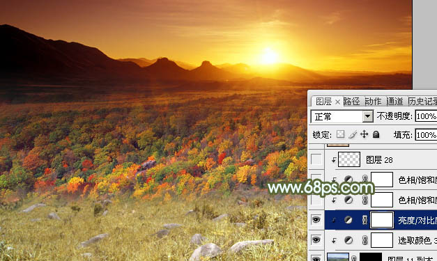 ps调色中式婚纱照,2022ps婚纱外景调色教程