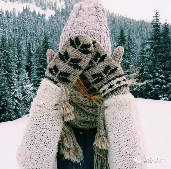 毛线织手套一般起多少针,用毛线编织的半指手套教程