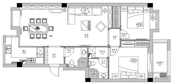 走偏了的北欧风原来能够这么美！她85㎡的家是大朋友小朋友都爱的童趣乐园