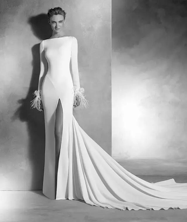 provision高定婚纱,巴塞罗那2021轻奢高定婚纱