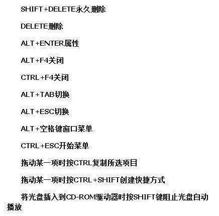 电脑键盘上各键的基本功能介绍,电脑键盘上shift键是什么功能