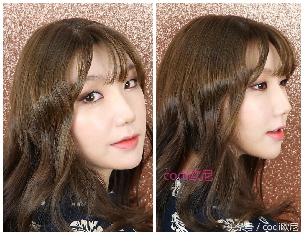 单眼皮可爱韩妆眼妆,合适画韩系妆的眼影单眼皮