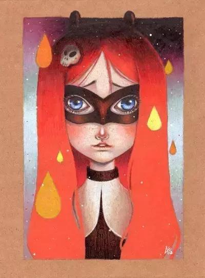 插画魔卡少女樱,插画少女和猫图片