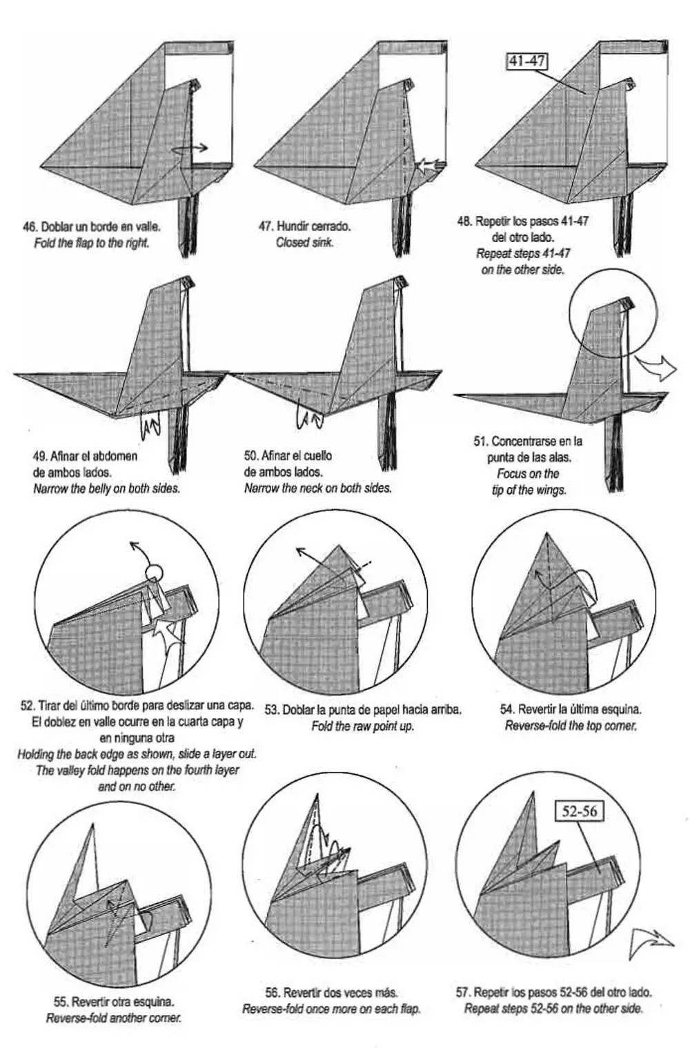 怎么折千纸鹤翅膀会飞,长了腿的千纸鹤怎么折