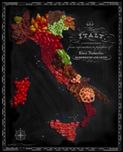 世界美食地图简单又漂亮,超有创意的美食地图