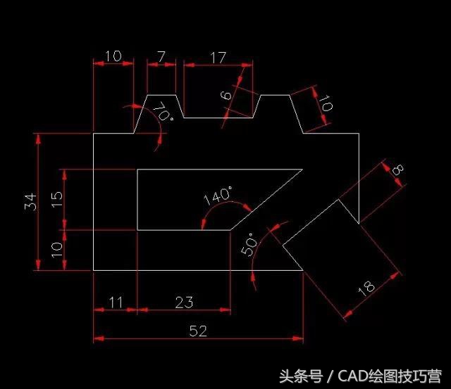 cad三维练习图100例解析,cad练习图纸第45张图教程