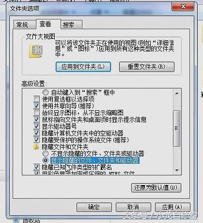 电脑隐藏的文件找不到了怎么办,电脑硬盘里面的隐藏文件怎么打开