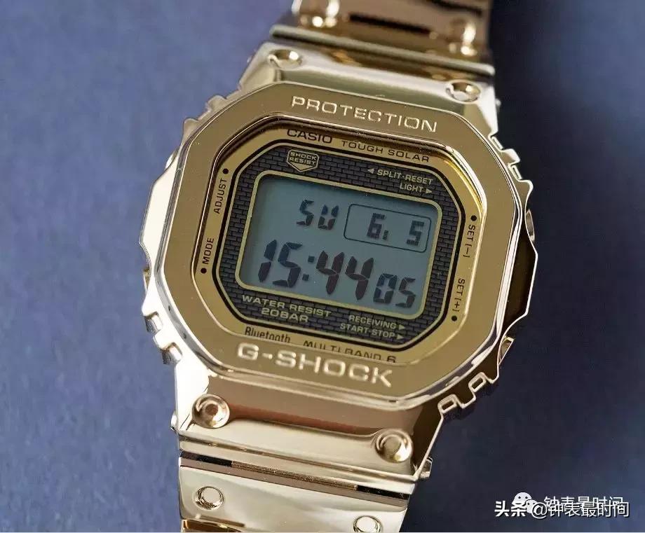 卡西欧手表g-shock黑武士黑金搭配,卡西欧高级感g-shock手表