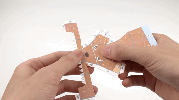 把纸片玩“活”了！能后空翻还会咬人，日本纸艺大师震撼之作