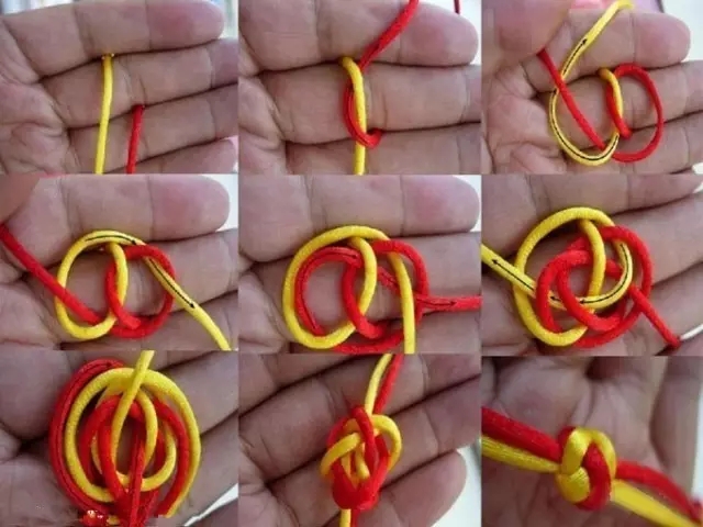 无绳结手串打结方法,文玩核桃手串绳结打法