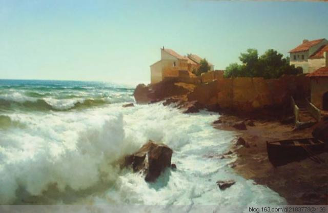 俄残荷罗斯油画风景70幅,俄罗斯画家的油画如诗如画美极了