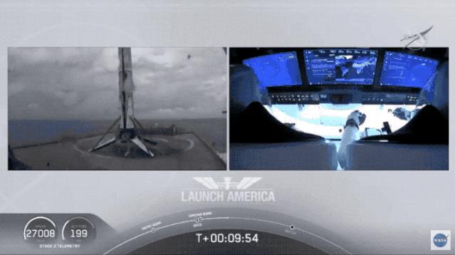马斯克火箭spacex第一次告捷视频,马斯克spacex火箭发射告捷回收